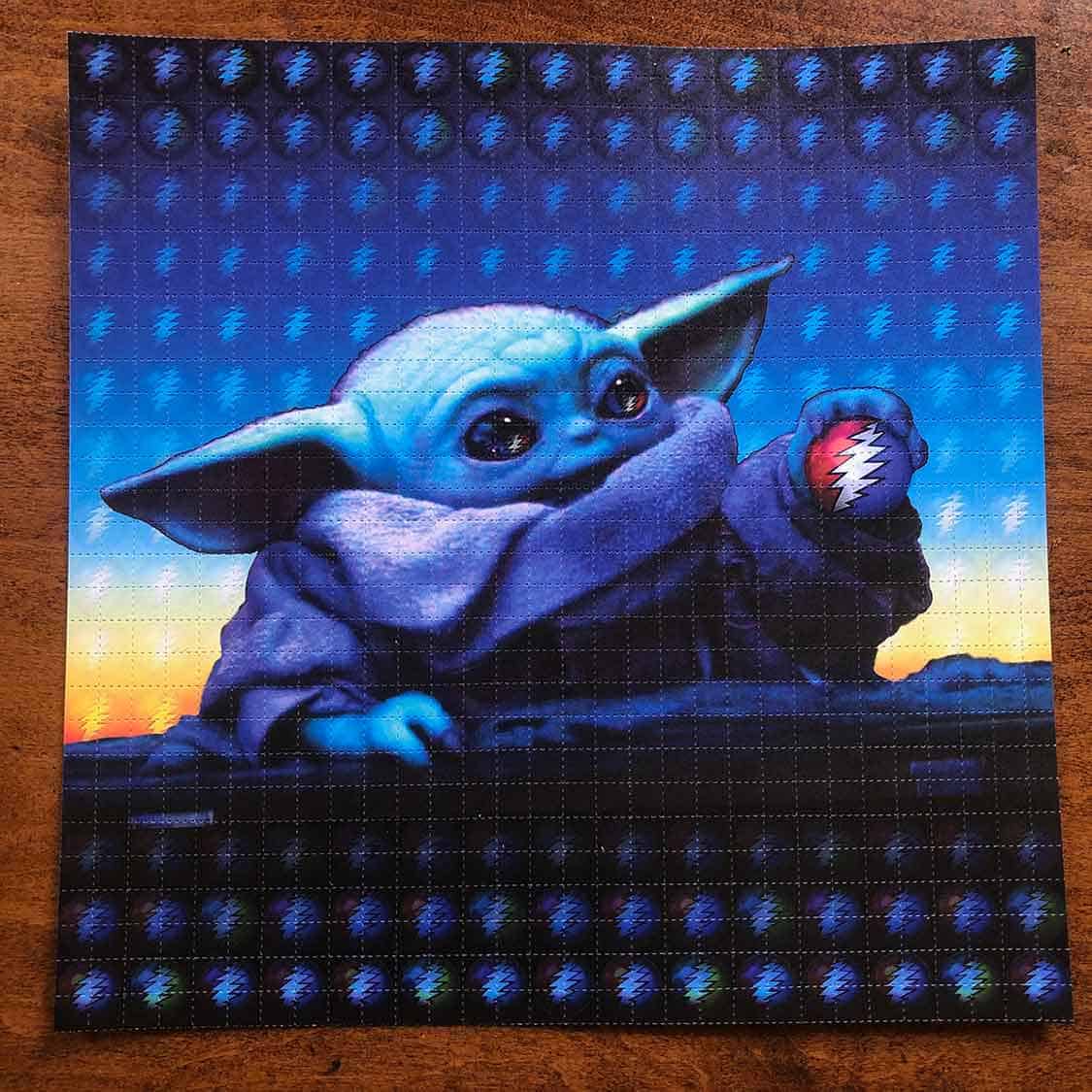 Twilight Dead Baby Yoda Blotter Art