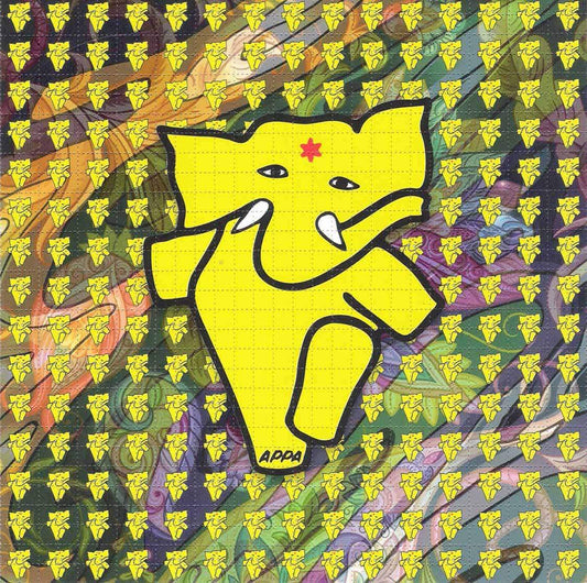 Appa The Dancing Elephant Blotter - Psychedelic - Shakedown Gallery