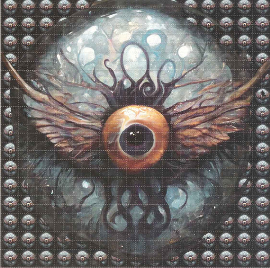 Flying Eyeball Blotter Art