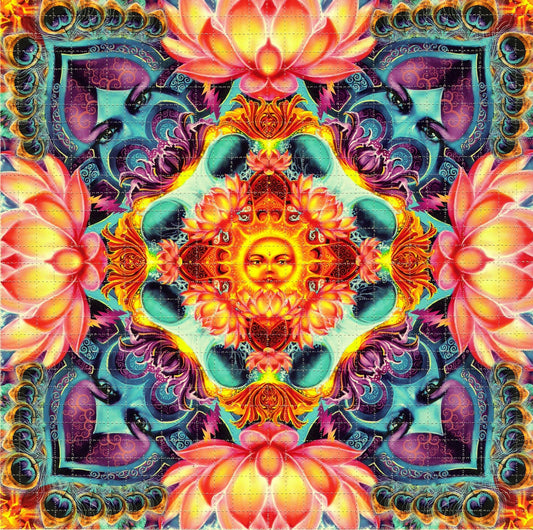 Richard Biffle Lotus Mandala Blotter Art - Shakedown Gallery