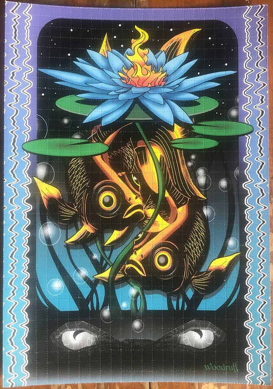 Widespread Panic Koi Fish Blotter Art