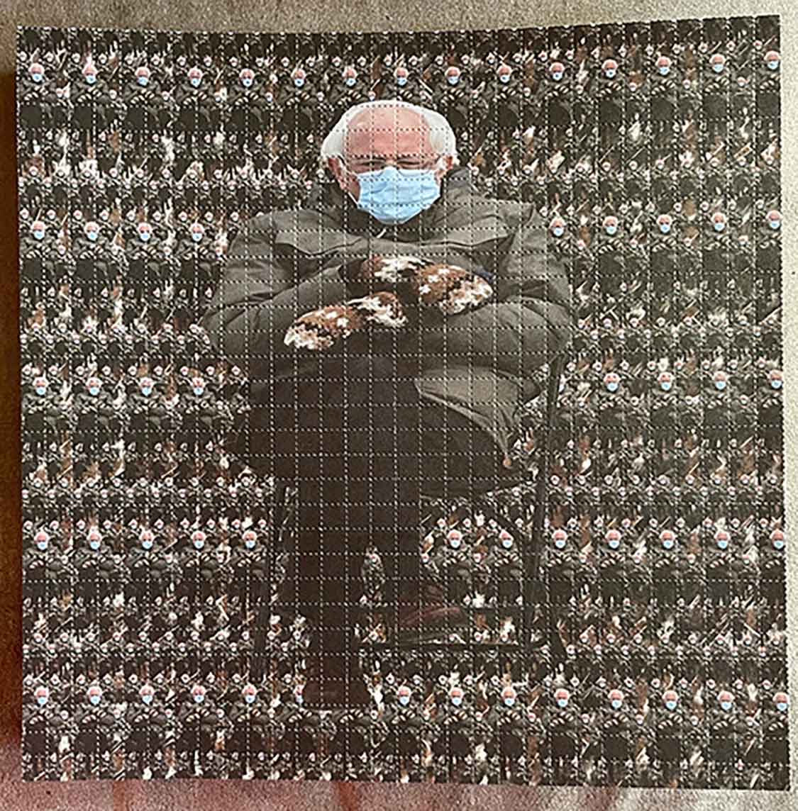 Bernie Mittens Blotter Art